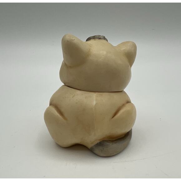 Harmony Kingdom 2001 Pot Bellys Mouser Trinket Box Pudgy Cat Figurine 2” - Picture 7 of 11